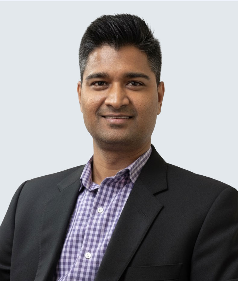 Dr. Ankit Parmar, triple board-certified psychiatrist at Evolve Treatment Centers.