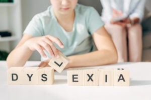 kid with dyslexia